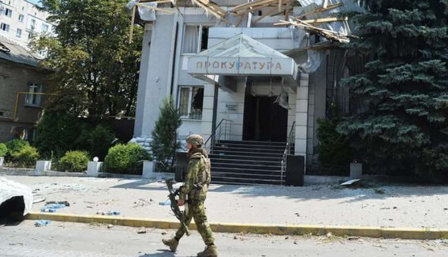 В оккупационной "прокуратуре" в Лисичанске нашли взрывчатку
