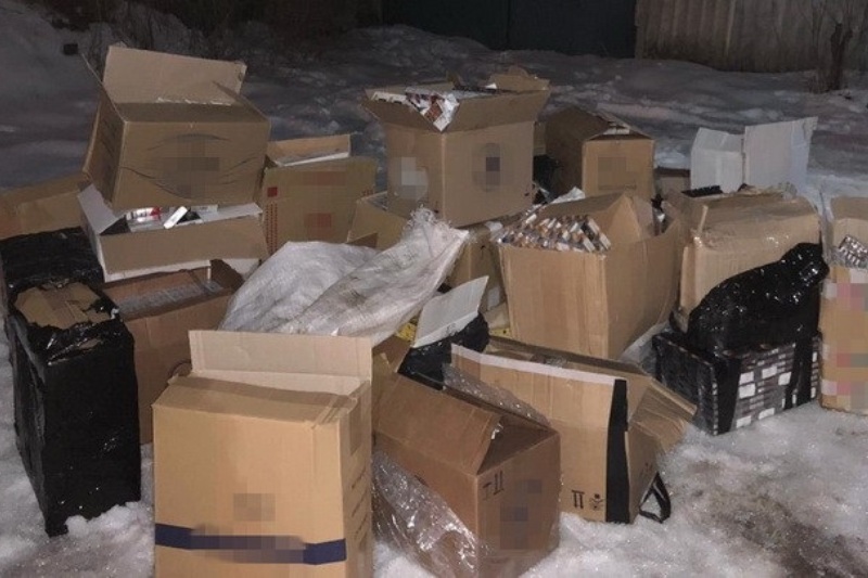 В Донецкой области блокирован канал поставок контрафактных сигарет