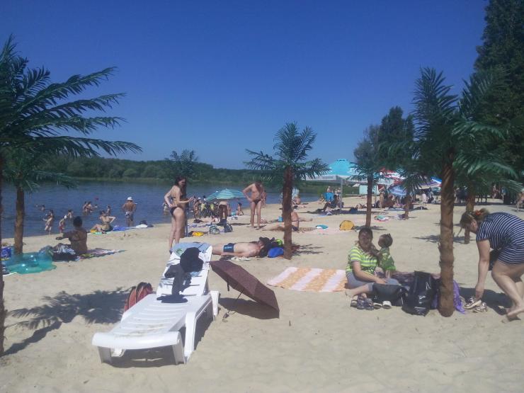 На Луганщине открыли популярный пляж