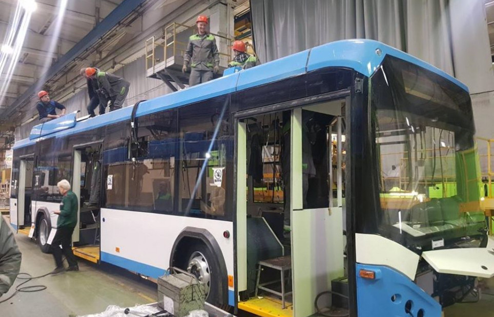 Троллейбусы для Мариуполя собирают в Минске