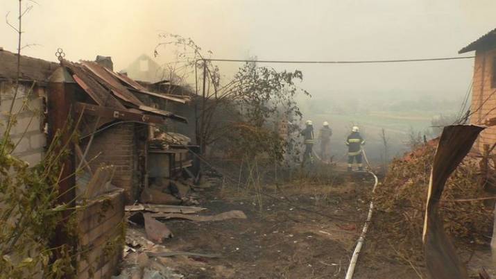 Пожары в Луганской области: последняя информация 