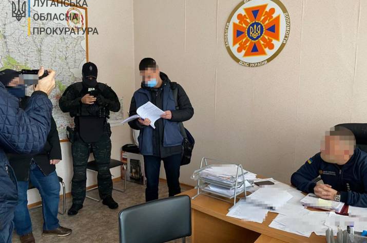 В ГСЧС Луганщины проведены обыски