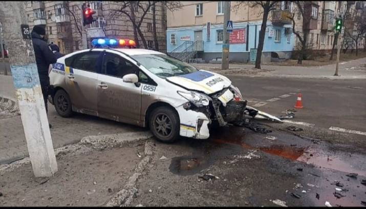 В Северодонецке случилось ДТП с участием полиции