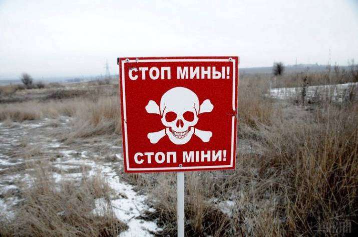 На Луганщине в результате подрыва мины погиб мирный житель