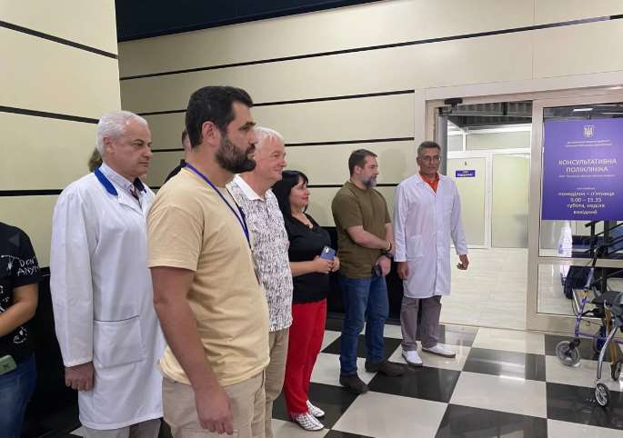 В Днепре открыта поликлиника Луганской областной клинической больницы