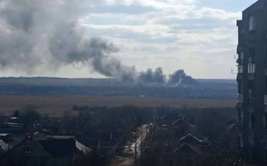 ЗСУ збили військовий літак у Єнакієвому