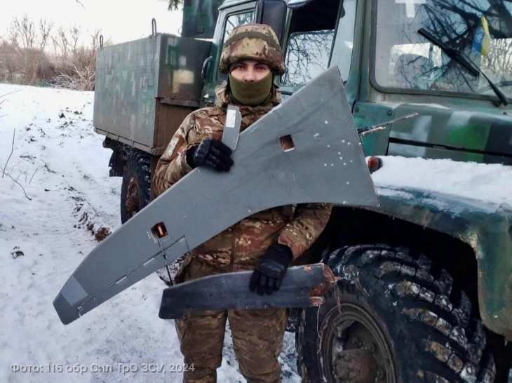 В Донецкой области теробороновцы уничтожили российский дрон-разведчик