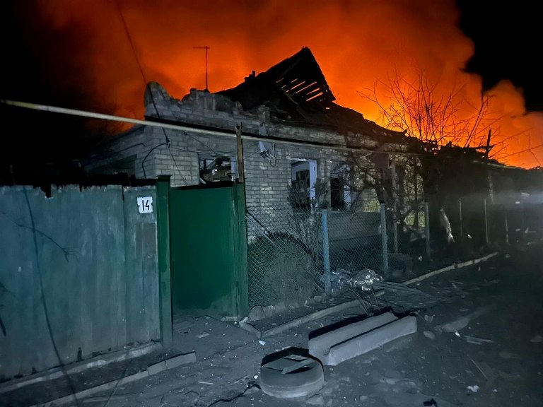 Россияне обстреляли гражданскую инфраструктуру в Донецкой области