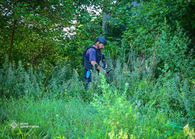 За сутки в Донецкой области изъяли 24 взрывоопасных предмета