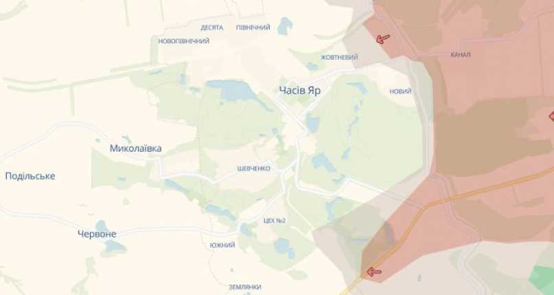 Російська армія перетнула канал і просунулася в Часів Ярі - британська розвідка