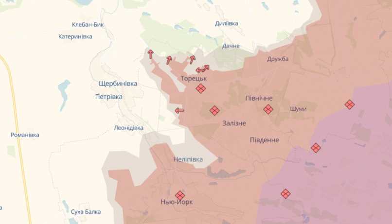 Російська армія змінила тактику наступу в Торецьку – ЗСУ