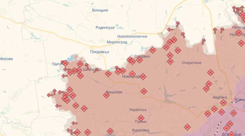 Російська армія тисне з трьох боків на Покровському напрямку – ЗСУ