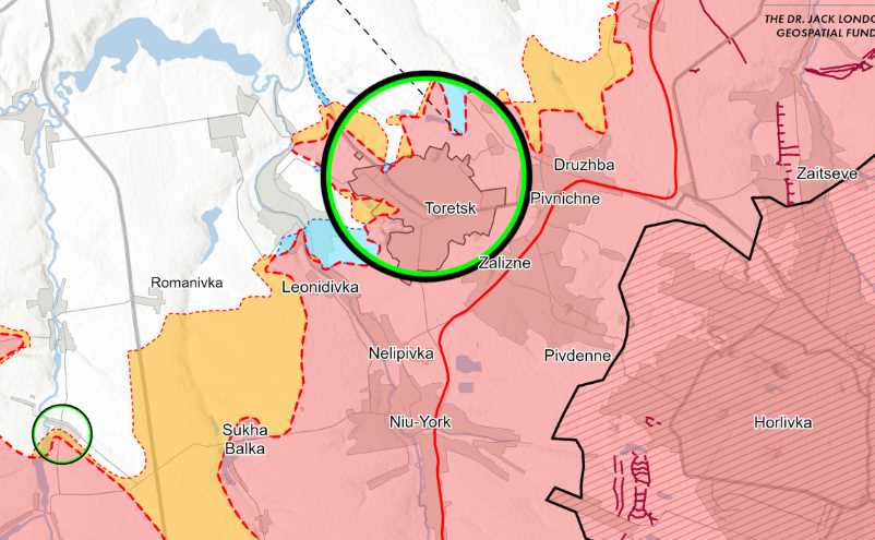 ВСУ продвинулись под Торецком - ISW