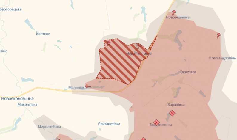 Російська армія просунулася поблизу траси «Покровськ-Костянтинівка» – DeepState