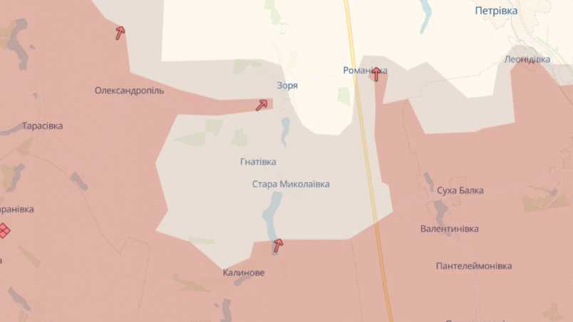 "На кону важные цели для РФ - Константиновка и Покровск": вблизи поселка Заря тяжелая ситуация для ВСУ - DeepState