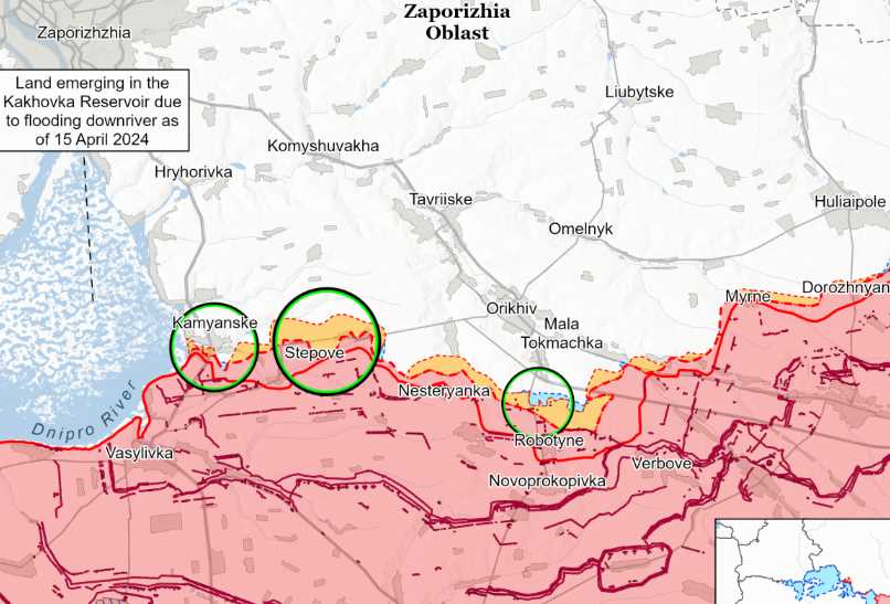 ВСУ продвинулись в Запорожской области - ISW