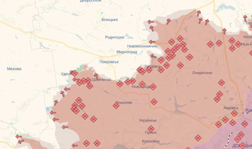 На Покровском направлении Россия создавала наиболее численную группировку войск - около 111 тысяч - Сырский