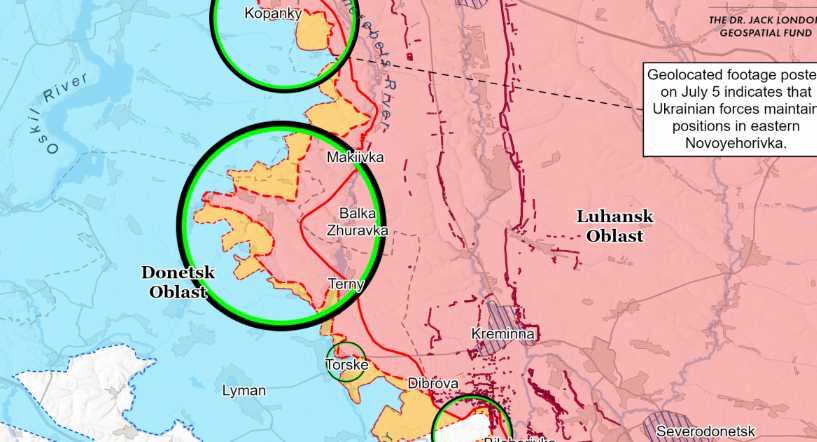 Українська армія просунулася у Луганській області – ISW
