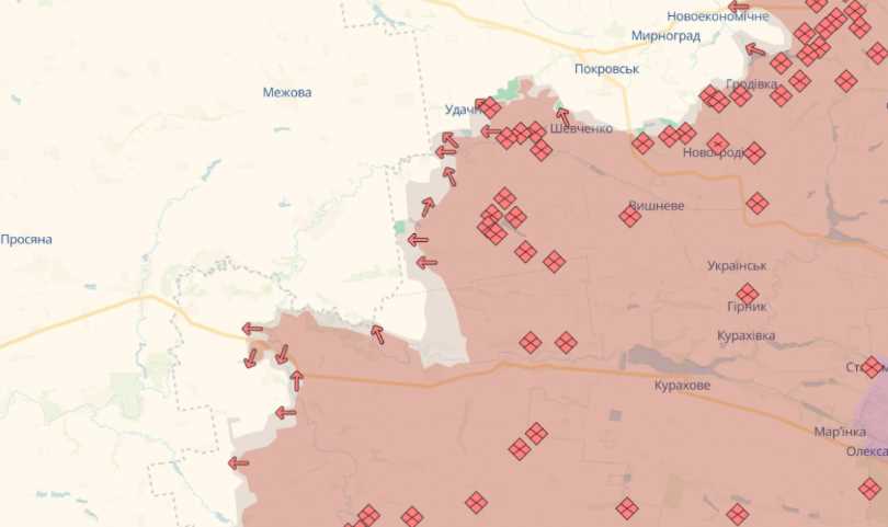 Российские войска делают очень большой акцент на двух направлениях в Донецкой области - ВСУ