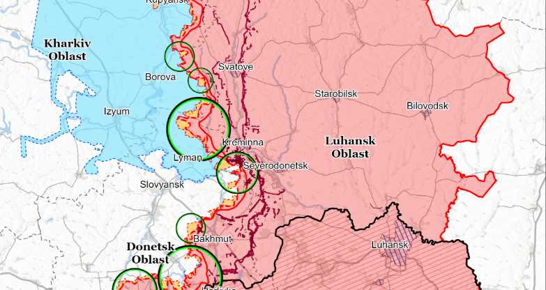 ISW: Росія безуспішно атакує на Донбасі та Запоріжжі