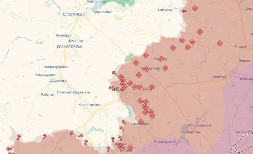 На трьох напрямках Донеччини зменшилася кількість російських штурмів: у ЗСУ розповіли, що там відбувається