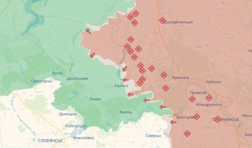 Російська армія посилює тиск на півночі Донецької області – Сирський