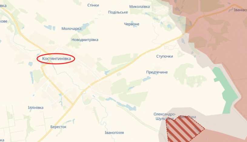 Войска РФ продвинулись в сторону Константиновки Донецкой области - DeepState