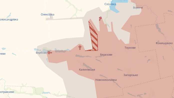 Российские войска продвинулись под Мирноградом - DeepState