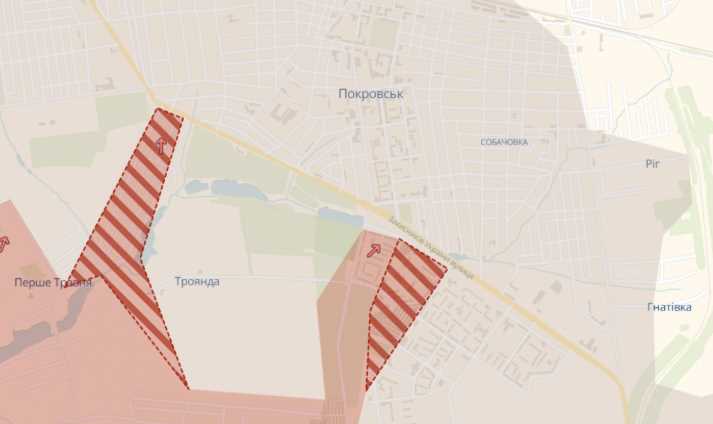 Российские войска продвинулись в Покровске – DeepState