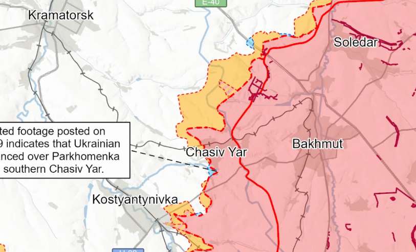 Украинская армия продвинулась в Часовом Яру – ISW