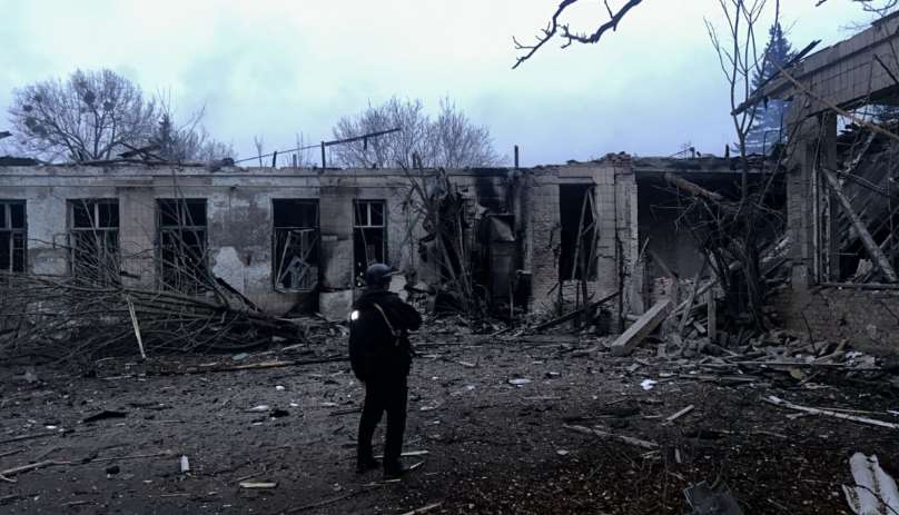 «Шахиды» нанесли удар по Словкурорту в Славянске: разрушены и повреждены административные здания