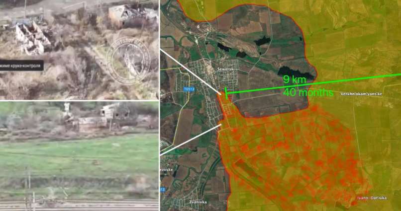 Російські війська увійшли до Сіверська: південний фланг під тиском