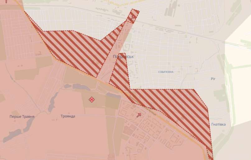 Российская армия продвинулась в Покровске – DeepState