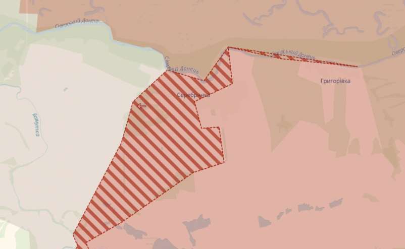 Російські війська окупували Серебрянку і просунулися у Сіверську на Донеччині – DeepState