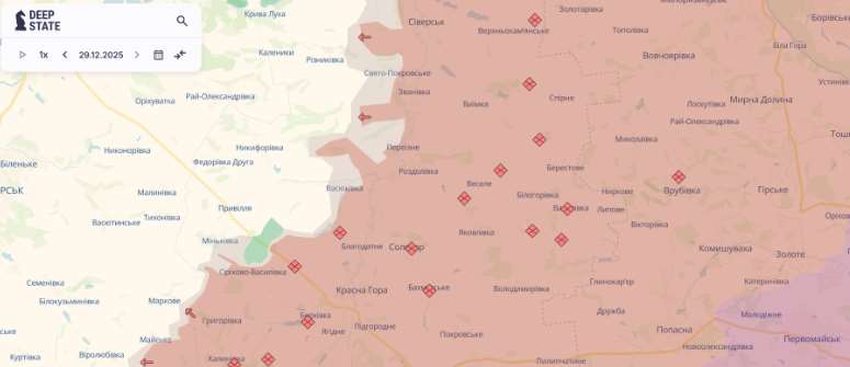 DeepState: российские силы расширили контроль под Покровском