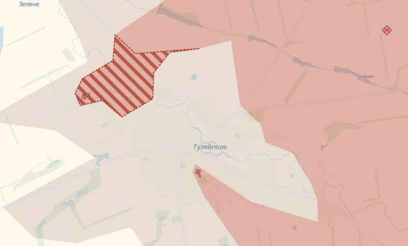 Російська армія просунулася у Гуляйполі – DeepState