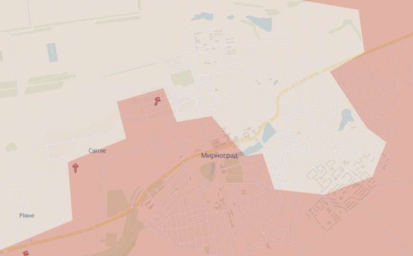 Российская армия пытается накапливать силы в центре Мирнограда – ВСУ