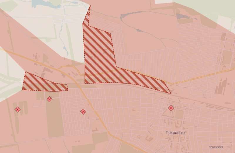 Российская армия продвинулась в Покровске – DeepState