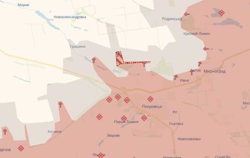 Российская армия продвинулась под Покровском и Северском – DeepState