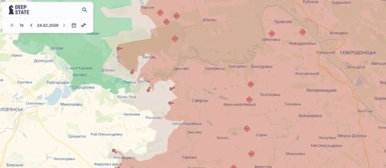 DeepState зафіксував просування армії РФ у Краматорському районі