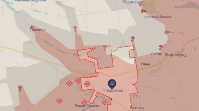 Россияне продвинулись в Ризниковке, в районе Покровска и Новомаркового в Донецкой области — DeepState