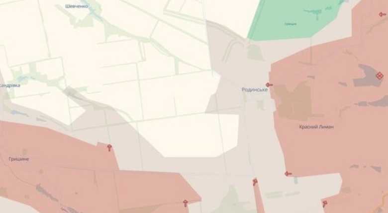 Российские войска продвинулись в районе Родинского и Красного Лимана — DeepState