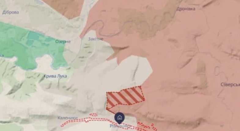 На Славянском направлении оккупанты закрепились в «серой зоне» к северу от Ризниковки