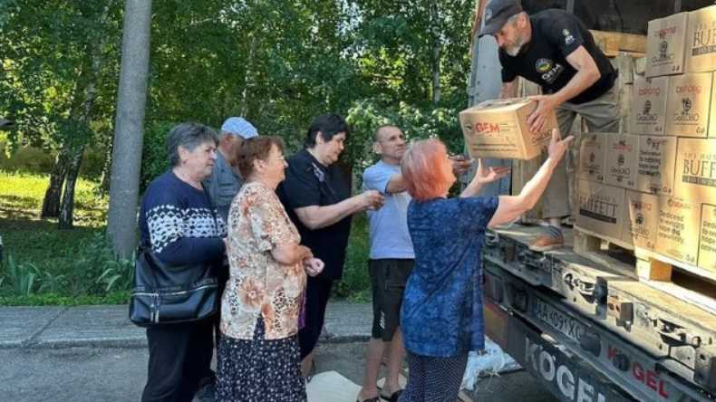 Жители Донецкой области за неделю получили более 229 тонн гуманитарной помощи