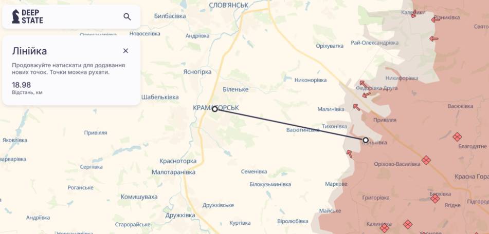 DeepState: россияне продвинулись в районе Миньковки в Донецкой области