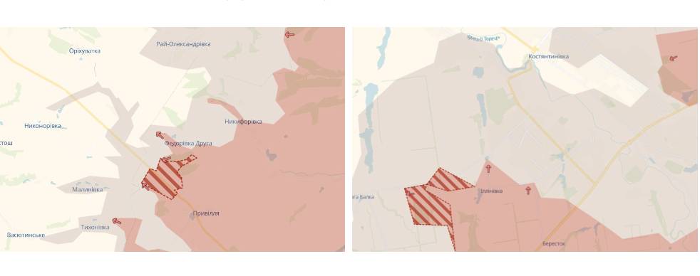 Росія просунулася поблизу двох сіл на Донеччині — DeepState